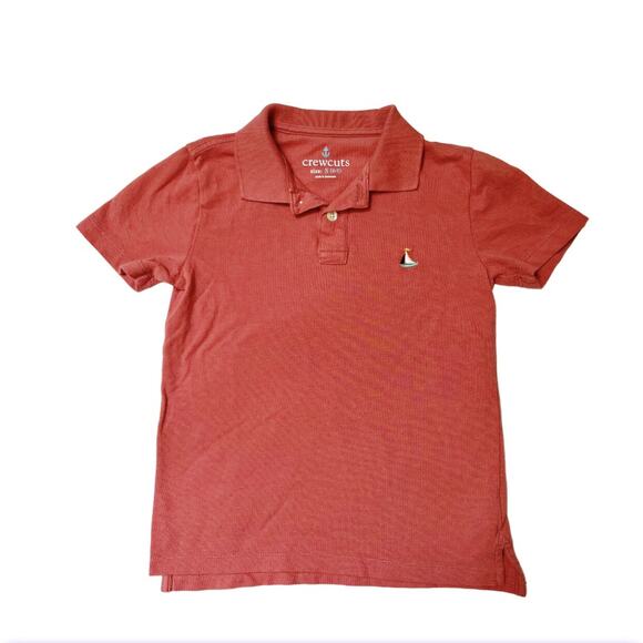 Crewcuts Solid Polo Shirt Size 6/7 - Picture 1 of 5